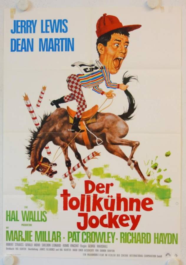 Der tollkühne Jockey originales deutsches Filmplakat (R70s)